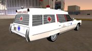 Cadillac Fleetwood 1970 Ambulance para GTA San Andreas miniatura 3