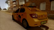 Renault Logan 2017 Яндекс Такси для GTA San Andreas миниатюра 2