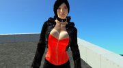 Ada Wong Sexy Jacket Corset for GTA San Andreas miniature 9
