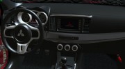 Mitsubishi Lancer Evo X for GTA San Andreas miniature 8