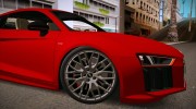Audi R8 2017 v2.0 for GTA San Andreas miniature 4