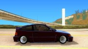 Honda CRX Hella Flush для GTA San Andreas миниатюра 5