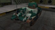 Французкий синеватый скин для Somua SAu 40 для World Of Tanks миниатюра 1