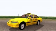 1992 Ford Crown Victoria Taxi для GTA San Andreas миниатюра 1