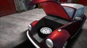 Volkswagen Fusca 75 Conversivel (Convertible) для GTA San Andreas миниатюра 5