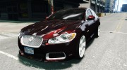 Jaguar XFR 2010 v2.0 для GTA 4 миниатюра 1