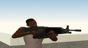 GTA V Combat MG (Default Mag) para GTA San Andreas miniatura 4