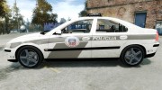 Latvian Police Volvo S60R [ELS] para GTA 4 miniatura 2