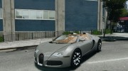 Bugatti Veyron Grand Sport [EPM] 2009 для GTA 4 миниатюра 1