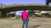 CJ в футболке (CSR) для GTA San Andreas миниатюра 5