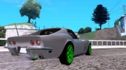 Chevrolet Corvette Stingray Monster Energy для GTA San Andreas миниатюра 3