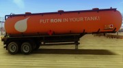 GTA V RON Tanker Trailer for GTA San Andreas miniature 1