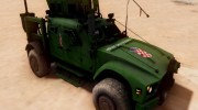 Oshkosm M-ATV Croatian Armoured Vehicle для GTA San Andreas миниатюра 1