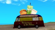 Burger Van para GTA San Andreas miniatura 2