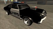 1970 Chevrolet Chevelle SS Police LVPD para GTA San Andreas miniatura 2