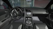 Audi R8 Coupe 4.2 FSI quattro US-Spec 2008 для GTA San Andreas миниатюра 7