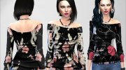 Spring Blouse for Sims 4 miniature 3