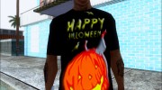 Футболка Happy Halloween para GTA San Andreas miniatura 3