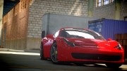 Ferrari 458 Italia 2010 [Autovista] для GTA 4 миниатюра 1
