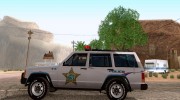 Jeep Cherokee Police 1988 para GTA San Andreas miniatura 2