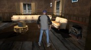 Skin GTA V Online HD парень в шапке для GTA San Andreas миниатюра 3