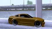 Ford Mustang GT Lowlife для GTA San Andreas миниатюра 4