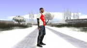 Skin GTA Online в футболке кулак para GTA San Andreas miniatura 3