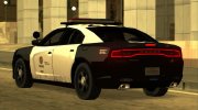 Dodge Charger 2012 LAPD SA Style para GTA San Andreas miniatura 2