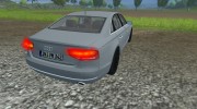 Audi A8 2012 para Farming Simulator 2013 miniatura 4