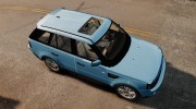 Land Rover Range Rover Sport Supercharged 2010 v1.5 для GTA 4 миниатюра 4