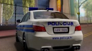 BMW M5 - Croatian Police Car for GTA San Andreas miniature 8
