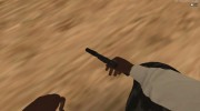 Glock 17 с глушителем для GTA San Andreas миниатюра 6