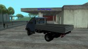 ГАЗ-33104 Валдай для GTA San Andreas миниатюра 3