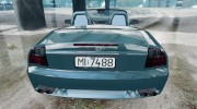 Maserati Spyder Cambiocorsa для GTA 4 миниатюра 4