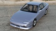 Nissan 180SX Type X (S13) 1996 для BeamNG.Drive миниатюра 6