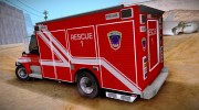 Pierce Commercial TFD Rescue 1 для GTA San Andreas миниатюра 2