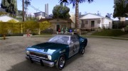 Plymout Duster 340 POLICE v2 para GTA San Andreas miniatura 1