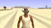 Ковбойская шляпа из GTA Online v3 para GTA San Andreas miniatura 1