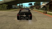 Carbon Motors E7 Police Car Concept 2007 для GTA San Andreas миниатюра 3