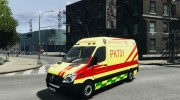Mercedes-Benz Sprinter PK731 Ambulance para GTA 4 miniatura 1