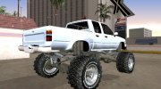 Toyota Hilux 1990 Pickup Monster для GTA San Andreas миниатюра 3