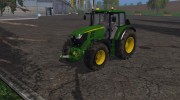 John Deere 6170M для Farming Simulator 2015 миниатюра 1