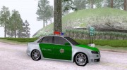 Audi RS 4 Polizei для GTA San Andreas миниатюра 5