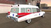 Cadillac Miller-Meteor 1959 Ambulance для GTA San Andreas миниатюра 3