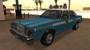 Ford Granada 1977 NYPD (Marbella GTA IV) para GTA San Andreas miniatura 1