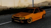 Toyota Corolla AE85 Levin for GTA San Andreas miniature 6