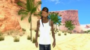 Lil Wayne V1 для GTA San Andreas миниатюра 1