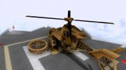 Вертолёт из игры TimeShift Коричневый para GTA San Andreas miniatura 3