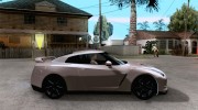 Nissan GTR R35 для GTA San Andreas миниатюра 5