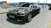 BMW M5 F10 2012 для GTA 4 миниатюра 1